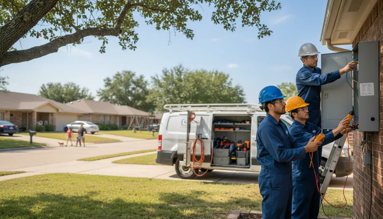Certified electrician providing emergency electrical services in Lumberton, TX